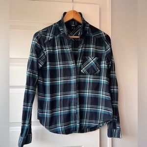 Paige 100% cotton flannel button up